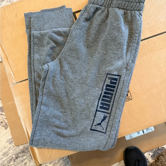 PUMA Kids Charcoal Joggers - Picture 1 of 2